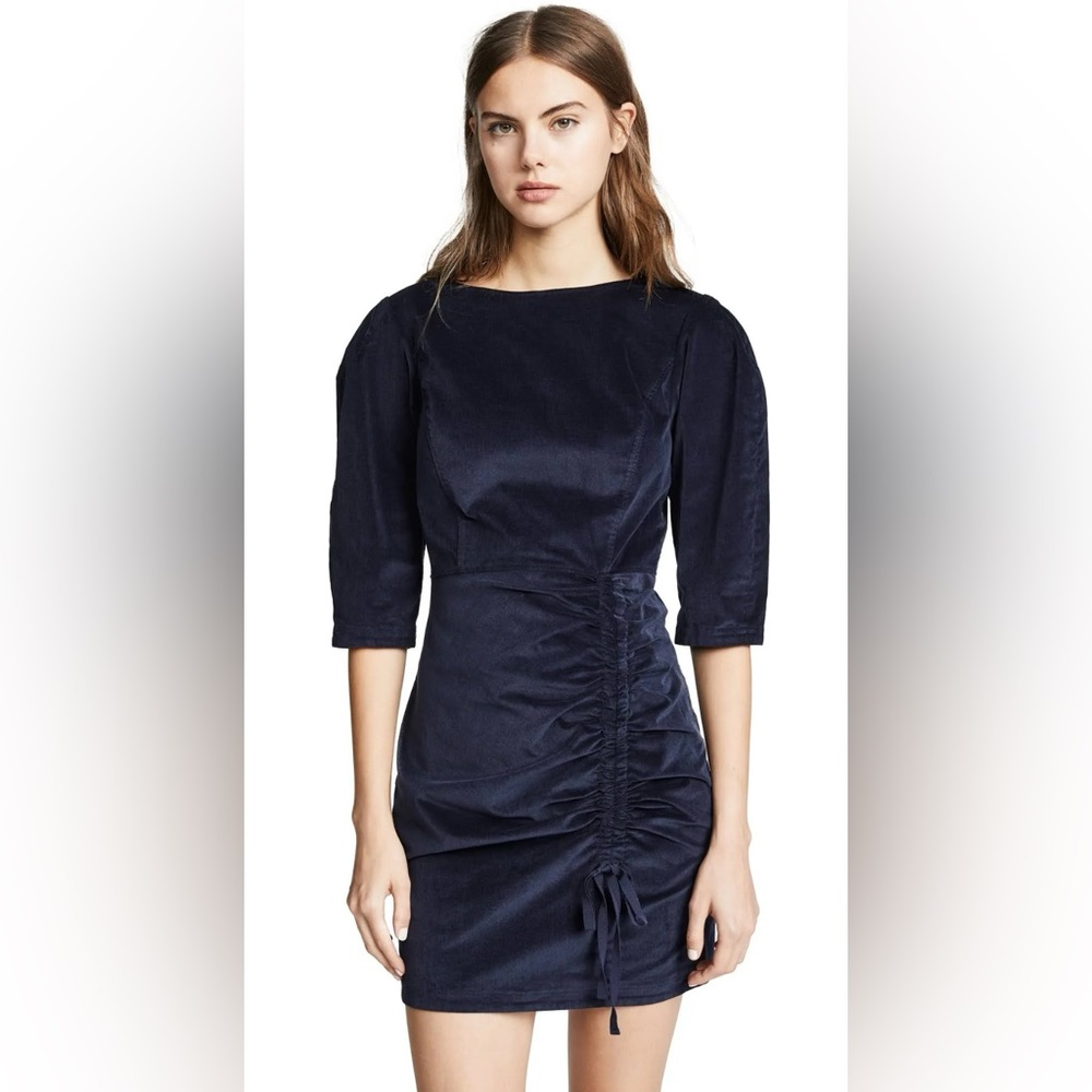 La Vie Rebecca Taylor Midnight Navy
Corduroy Dress  Size L
